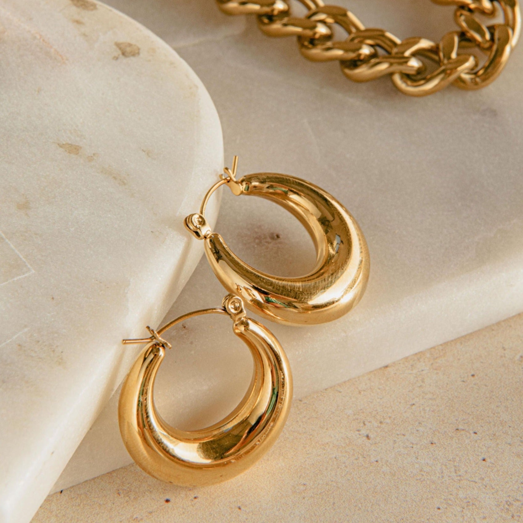 Stevie Earrings - Luisa Luxe gold jewellery