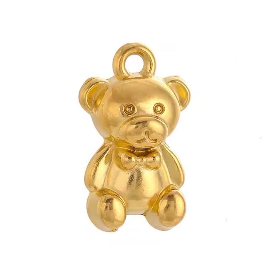 Teddy Bear Charm - Luisa Luxe gold jewellery