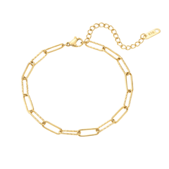 Textured Paperclip Bracelet