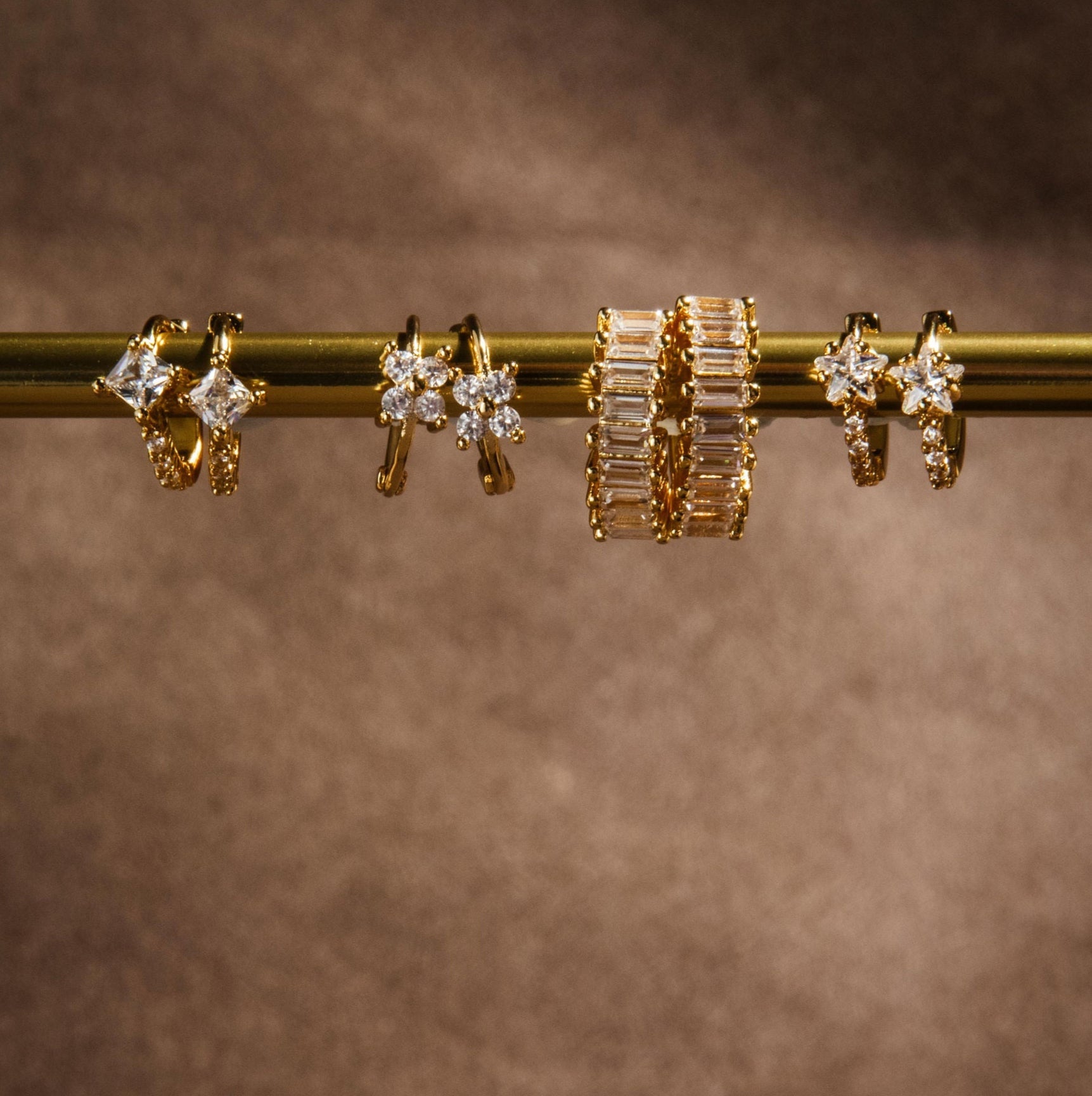 Tilly Single Huggie - Luisa Luxe gold jewellery