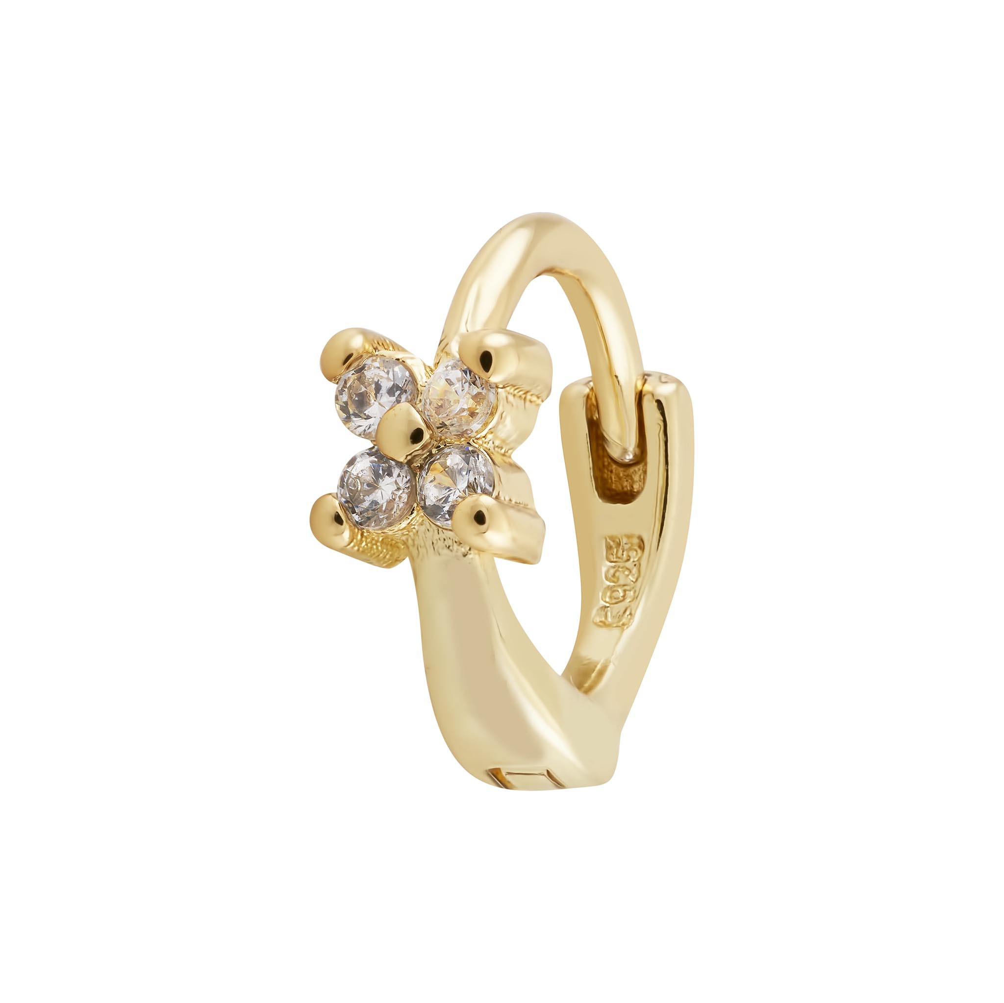 Tilly Single Huggie - Luisa Luxe gold jewellery