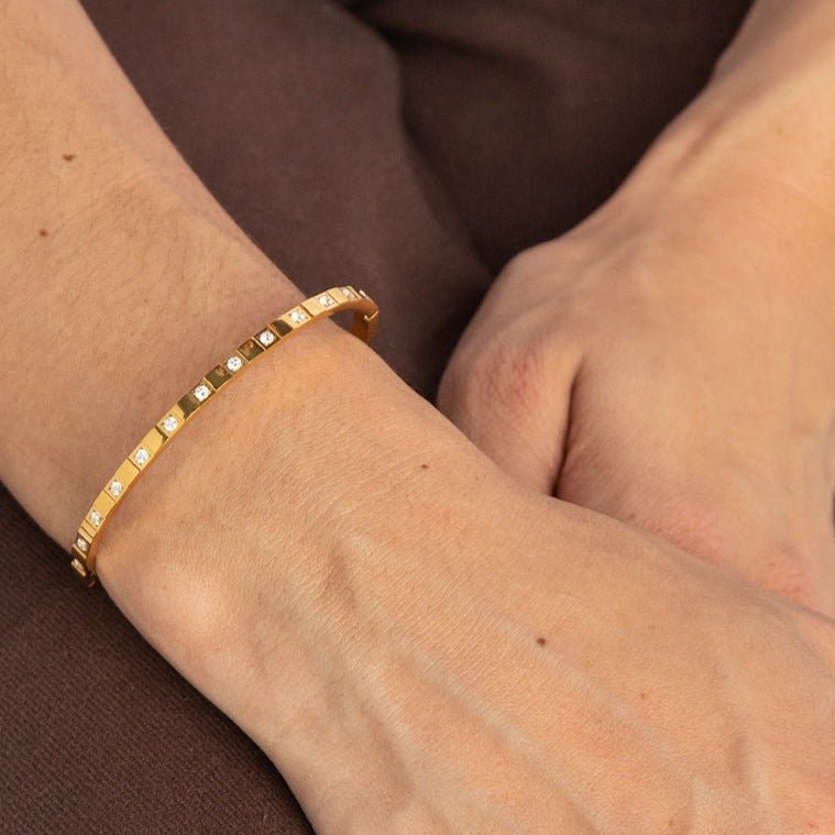 Vivienne Bangle - Luisa Luxe gold jewellery