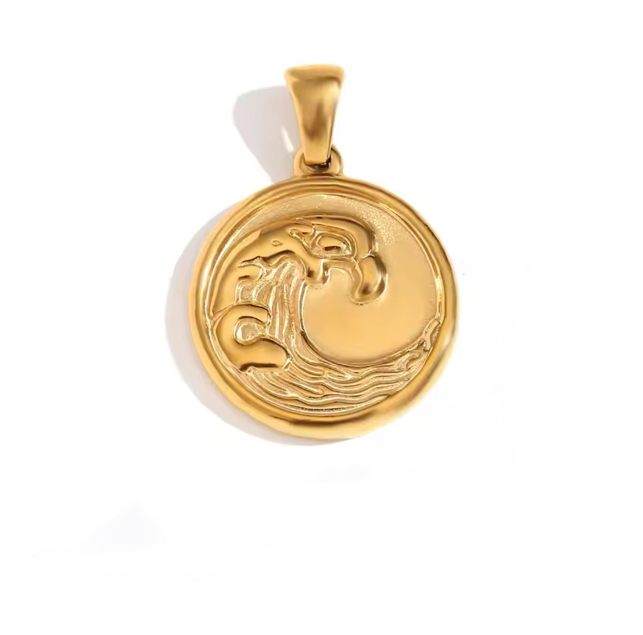 Wave Charm - Luisa Luxe gold jewellery