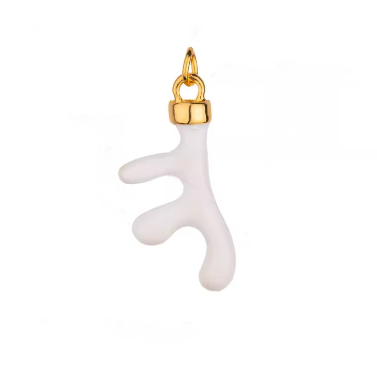 White Coral Charm - Luisa Luxe gold jewellery